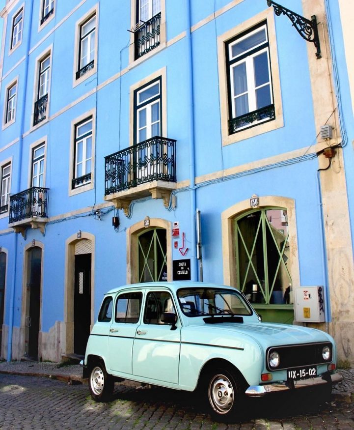 backpacking europe - Lisbon, Portugal car